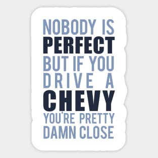 Chevy Owners Sticker